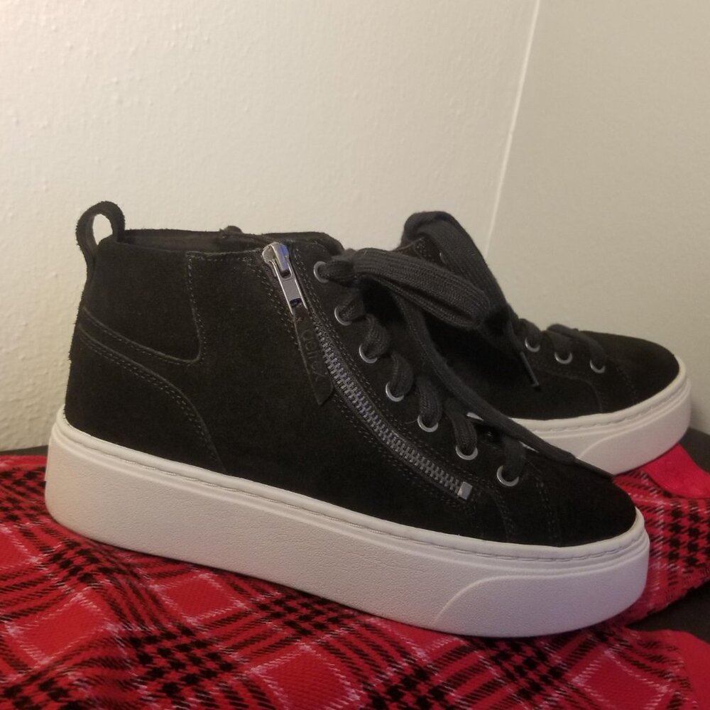 Aetrex Gianna Arch Support Platform Sneaker in Black Size 8.5 - Picture 5 of 14